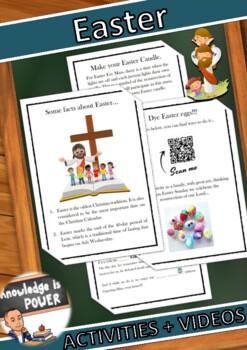 Preview of Christian Easter | Readings + Activities + Videos + Crafts