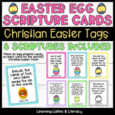 Christian Easter Egg Treat Tags Scripture Cards Sunday Sch