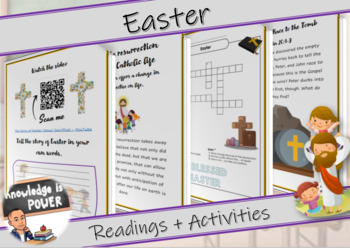 Preview of Christian Easter | Readings + Activities + Videos + Crafts