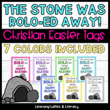 Christian Easter Treat Tags He is Risen Tomb Sunday School