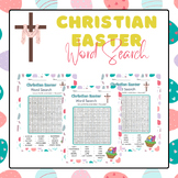 Christian Easter Word Search puzzle | Easter Activities