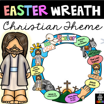 Preview of Christian Easter Wreath
