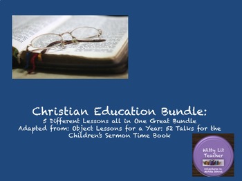 Preview of Christian Education Bundle