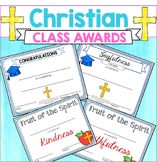 Christian End of The Year Awards Character Trait Classroom