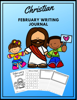 Preview of Christian February Writing Journal