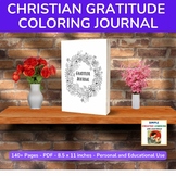 Christian Gratitude Coloring Journal - Personal and Educat