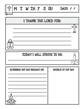 Printable Gratitude Journal with Kids Journal Prompts