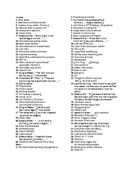 Christian History,Exodus 9 - 11,Moses,God, Plagues Egypt,Part II,Crossword