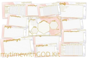 Preview of Christian Homeschool FREE 'mytimewithGOD' Checklist Planner Daily/Weekly Routine