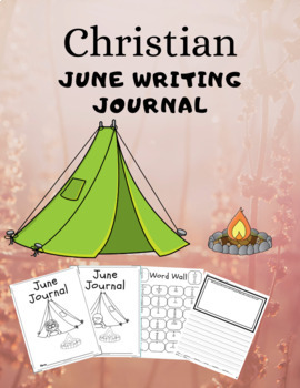 Preview of Christian June Writing Journal