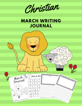 Preview of Christian March Writing Journal