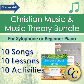 Preview of Christian Music and Music Theory Bundle