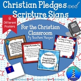 Christian Pledges and Scripture Signs
