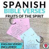 Christian School English to Spanish Bible Memory Verse Car