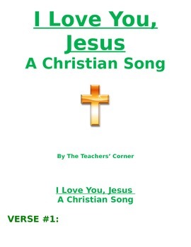 Preview of Christian Song: I Love You, Jesus
