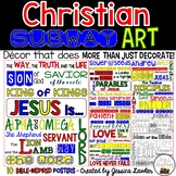Christian Subway Art Posters