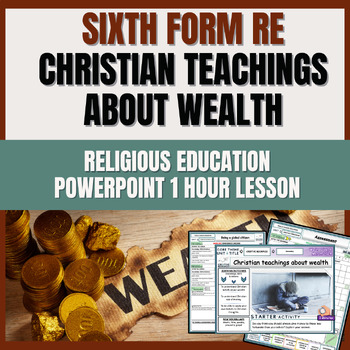 Preview of Christian Teachings about Wealth - Religious Education Lesson