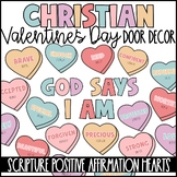 Christian Valentine's Day Candy Hearts Bulletin Board and 