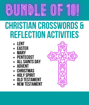 Preview of Christian Word Search, Reflection & Coloring Bundle