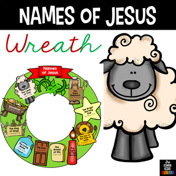 Preview of Christian Wreath - Names of Jesus