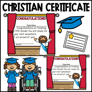 Preview of Christian diploma or Christian certificate