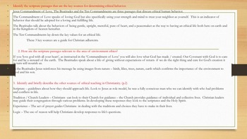 environmental ethics christianity essay