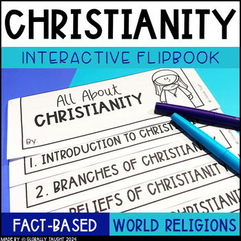 Preview of Christianity Flipbook about Christian Holidays, Beliefs, Origins, and Traditions