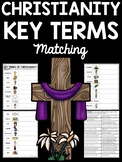 Christianity Key Terms Matching Worksheet World Religions