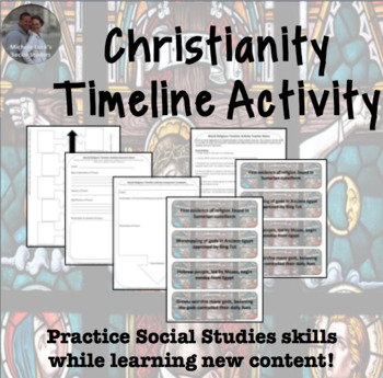 Preview of Christianity Timeline Project Activity
