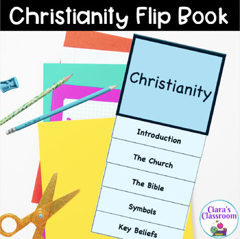 Preview of Christianity World Religion Flip Book