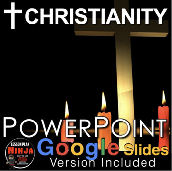 Preview of Christianity (World Religions) PowerPoint / Google Slides, Guided Notes