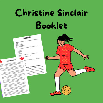 Preview of Christine Sinclair Booklet