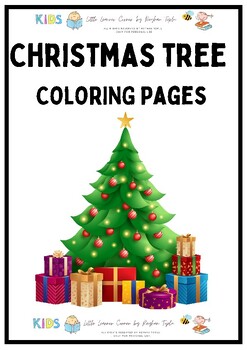 Preview of Christmans Tree Coloring Pages (10+writing papers) {Holiday Coloring Pages}