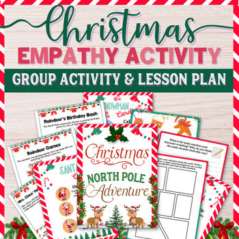 Preview of Christmas School Counseling Lessons Activities Winter Empathy Social Emotional