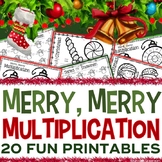 3rd Grade Christmas Math & Christmas Multiplication Activities