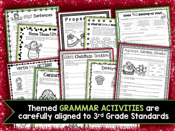 3rd Grade Christmas Activities: 3rd Grade Christmas Math Worksheets