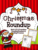 3rd Grade Christmas Math and Christmas Grammar  - FREE