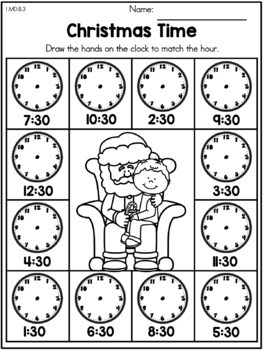 christmas math worksheets 1st grade by united teaching tpt