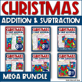 Christmas 2, 3, 4 Digit Addition & Subtraction with/out Re