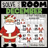 Christmas 2 Digit Subtraction without Regrouping