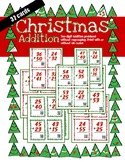 Christmas 2 digit addition task cards without regrouping; with or w/o QR codes