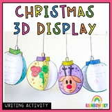 Christmas 3D Craft | Christmas writing activity