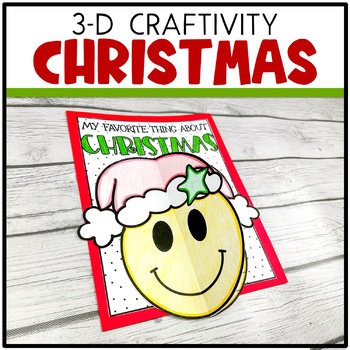 Preview of Christmas | 3D Craft | Writing Activity