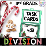 Christmas 3rd Grade Division Task Cards