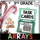 Christmas 3rd Grade Multiplication Arrays Task Cards