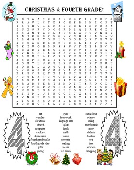 fourth grade word search teaching resources teachers pay teachers