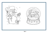 Christmas (8 coloring-in worksheets)