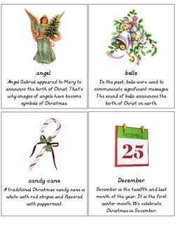 Christmas A-Z Cards by I Believe in Montessori | TpT