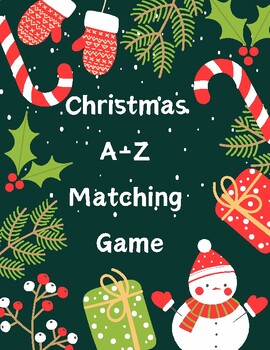 Preview of Christmas A-Z Matching Card Game