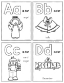 Christmas A to Z Alphabet Flash Cards